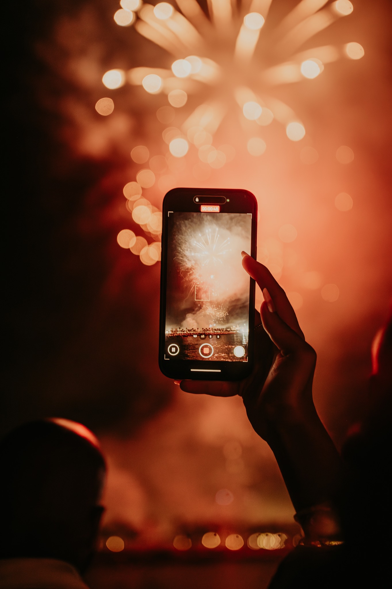 Fuegos desde el móvil